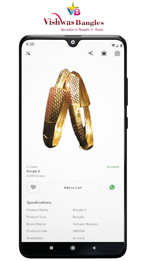Vishwas Bangles Screen 3