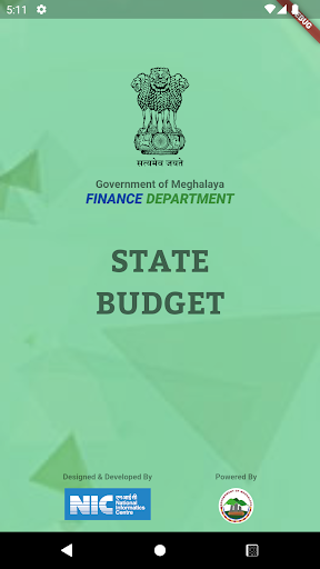 Android application Meghalaya Budget screenshort