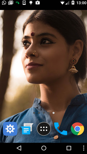 simple indian girl wallpaper Screen 2