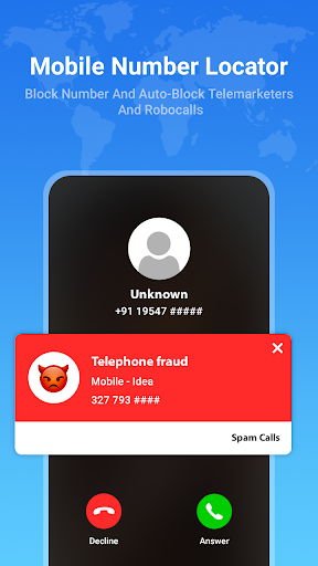 Screenshot of Mobile Number Location Tracker