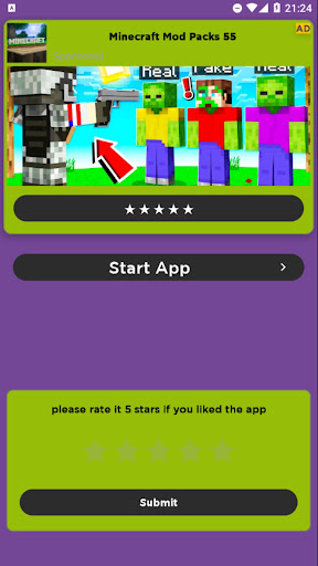 Survival mod for minecraft PE