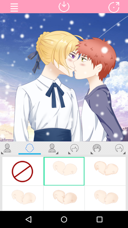 Anime Couple Kissing Creator gambar ke 12