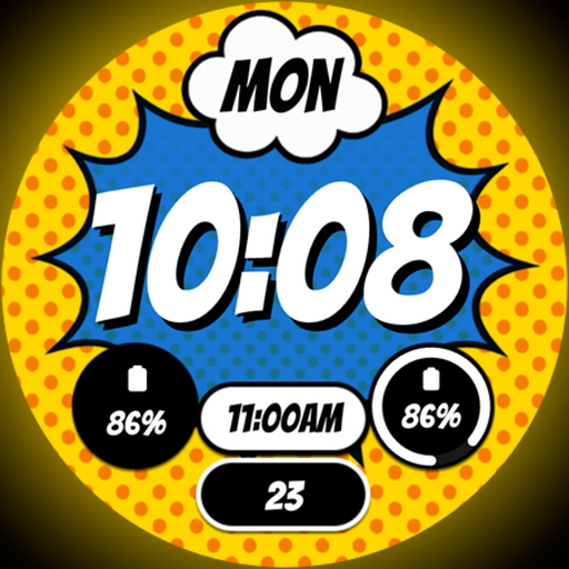 Comic Blast - Watch face Download on Windows