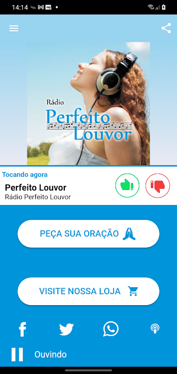 Rádio Perfeito Louvor - 9.3.0 - (Android)