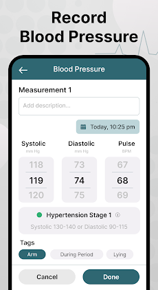 Blood pressure tracker appのおすすめ画像2