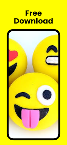 Cute background emoji HD Screen 3