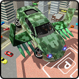 Army Flying Car Parking 3D icon