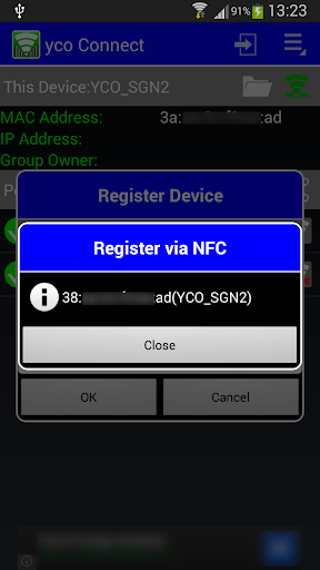 yco Connect Screen 3