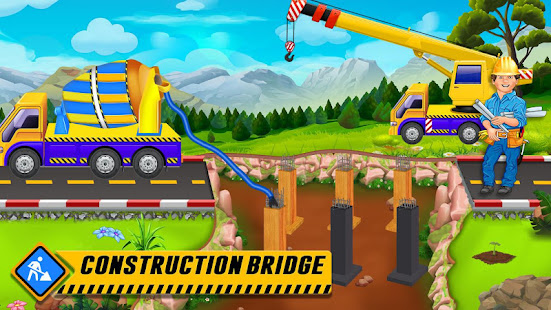 kids Construction builder game MOD APK (Premium/Unlocked) screenshots 1
