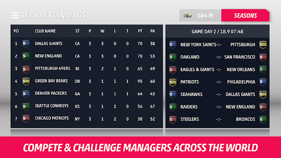 ENDZONE - Online Franchise Football Manager Game screenshots apk mod 4