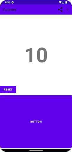 Android application Счетчик screenshort