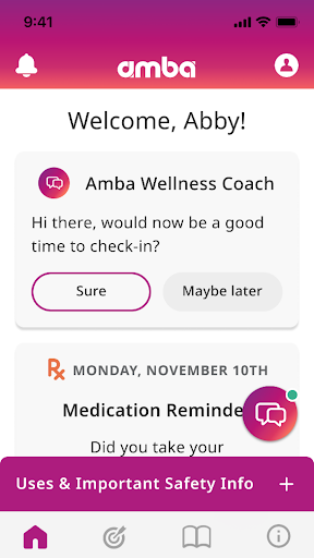 Android application Amba screenshort