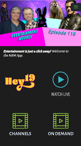 Android application NRMstreamcast screenshort