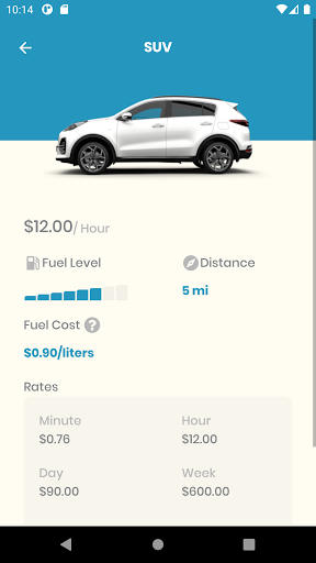 Drive Car Sharing Screen 3