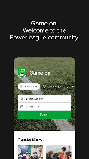 Android application Powerleague screenshort