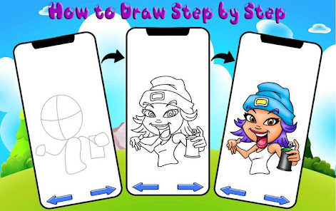 How to Draw Graffiti Character 2.0 APK + Mod (Free purchase) for Android