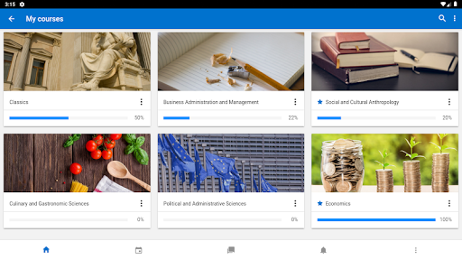 UB Campus Virtual Screenshot