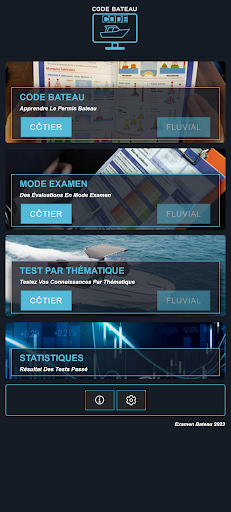 Android application Permis bateau screenshort