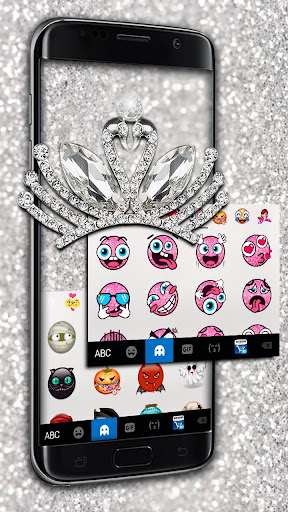 Diamond Tiara Keyboard Theme Screen 3