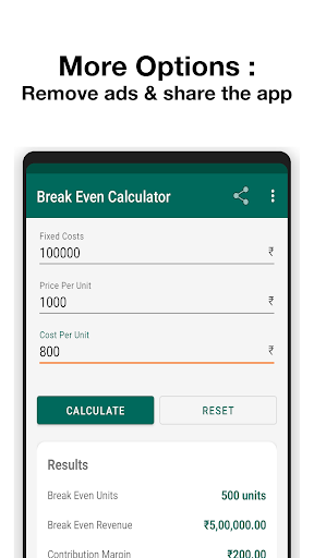 Break-Even Calculator screenshot 5