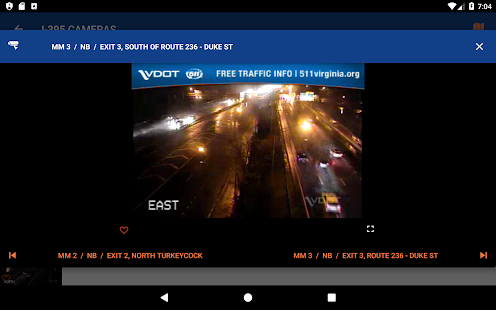 VDOT 511 Virginia Traffic Screenshot