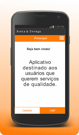 Android application Breka & Entrega - Cliente screenshort