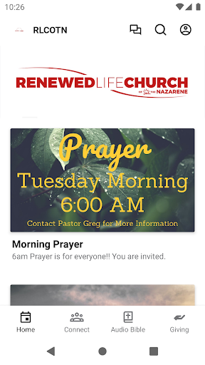 Android application Arlington Renewed Life Church screenshort