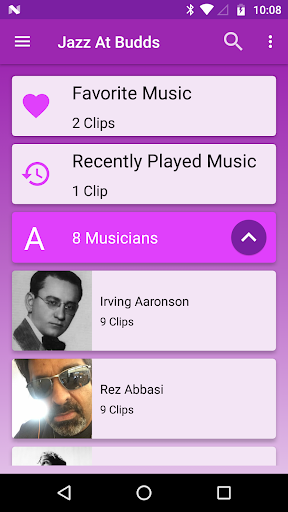 Jazz at Budds Screen 2