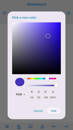 Whiteboard لوح للرسم والكتابة Screenshot 4 - AppWisp.com