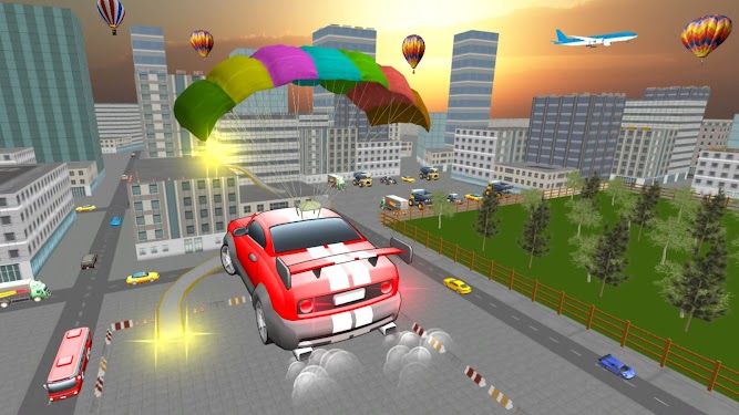 #1. Car Stunts Imp: Mega roof ramp (Android) By: 87 Fun Games