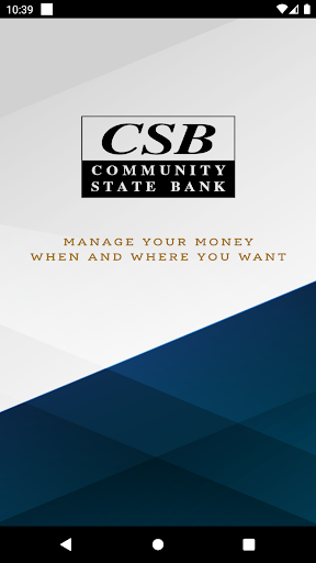 Android application Community State Bank IL screenshort