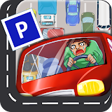 Parking Panic : exit red car icon