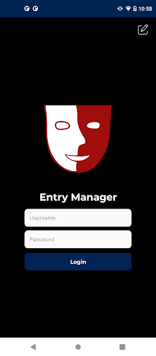 Android application PatronBase EntryManager screenshort