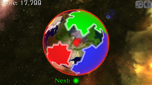 Android application Space Blobs screenshort