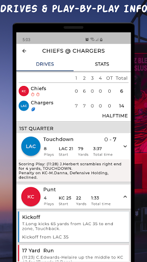 2023 NFL Schedule & Scores Screen 3