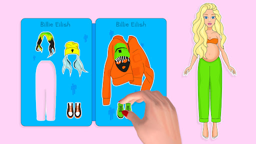 DIY Paper Doll Screen 3