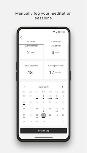 Screenshot of Meditation Timer: Calm & Free