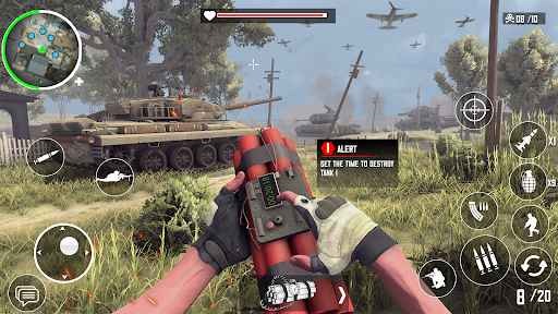 Android application World War Army Battle: WW2 FPS screenshort