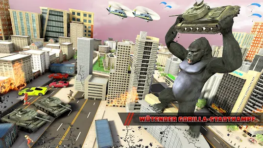 King Kong Game: Gorilla-Spiele