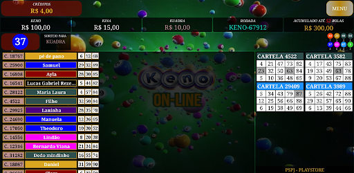Bingo Keno On-line 1