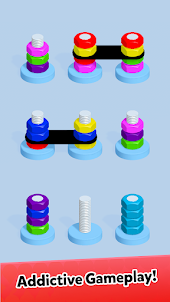 Nuts Bolts Sort - puzzle game