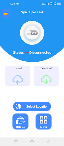 Android application Vpn Super Fast Internet 4G 5G screenshort