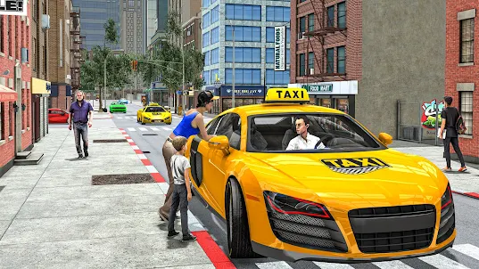 Grand City Taxi : Car Games 3D