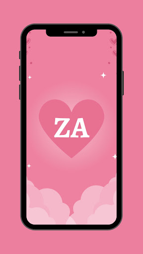 A + Z Letters Love Wallpaper Screen 3