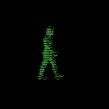 Walking Matrix Wallpaper Green icon