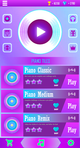Android application Juego Fede Vigevani Piano screenshort