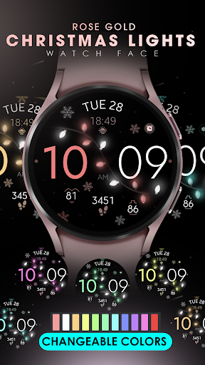 Christmas Lights watch face Screen 3