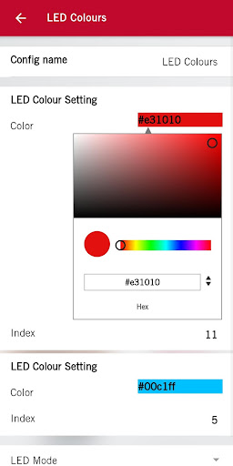 Android application Protege Config screenshort