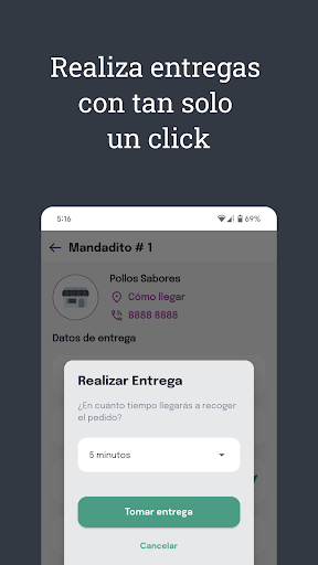 Mandaditos Rider Screen 3