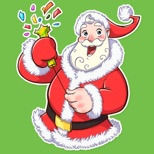 Santa Claus Stickers logo